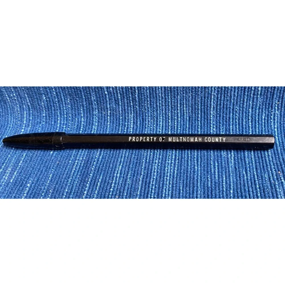 Vintage Property of Multnomah County Pen Advertising Oregon 971A